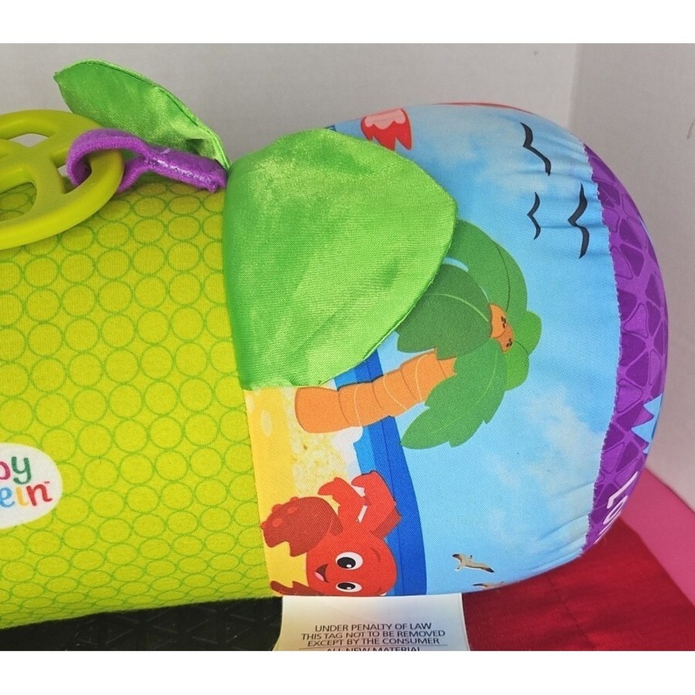 Baby Einstein Sea Life Round Learning Activity Pillow Blue Reef Rainforest - Picture 4 of 11